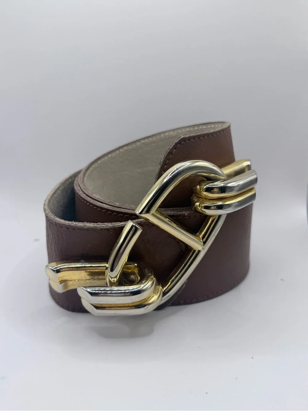 Authentic Christian Dior Vintage Wide Leather Waist Belt